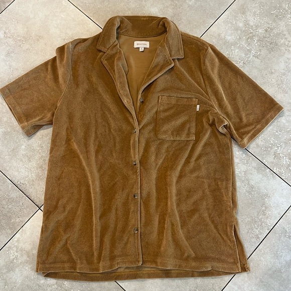 BRIXTON BUNKER BELLA BOYFRIEND Top Size Medium - Picture 3 of 7